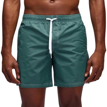 Sundek Бански гащета Sundek Elastic iconic taffeta swimming shorts - Green (Camo Green)