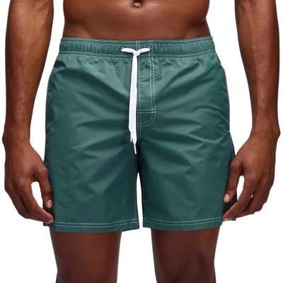 Sundek Бански гащета Sundek Elastic iconic taffeta swimming shorts - Green (Camo Green)