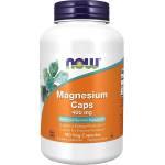 NOW NOW Magnesium 400 mg, 180 Veg Capsules