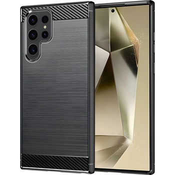 Techsuit Carbon Shield TPU калъф за Samsung Galaxy S24 Ultra - Черен KP30043 (30043)