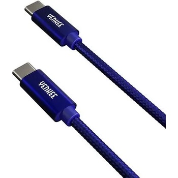 Image 1 of YENKEE Кабел USB Type-C към USB Type-C, 0.2 m, син (35056015)