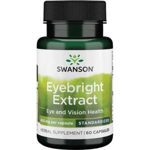 Swanson Eyebright Extract, 400 mg, 60 капсули, Swanson (SWH186)