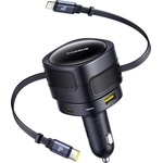Baseus Зарядно за кола Baseus Enjoyment Max 4в1 90W черно (C00035507121-02)