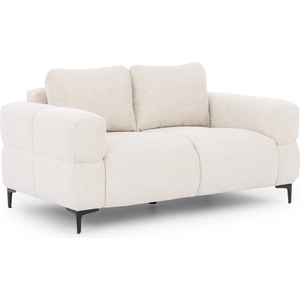 ROPEZ Бял диван 154 cm Helio - Ropez (Helio Sofa 2os. Aragon 01 ( Davis ) Czarny Mat)