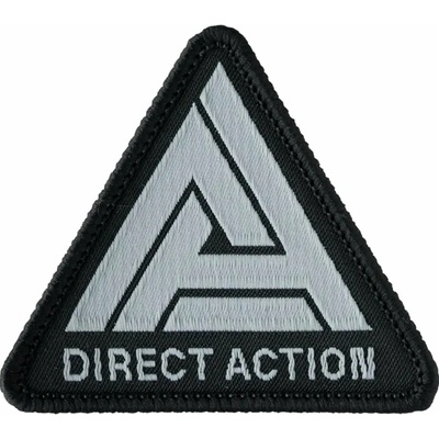 Nášivka Direct Action Logo ČIERNA