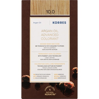 KORRES Боя за коса с арганово масло, 10.0 Платинено русо