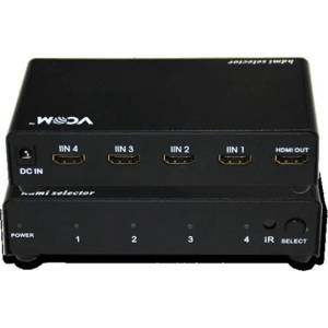 VCOM Селектор VCom DD434, 4x HDMI входа към 1x HDMI изход (DD434)