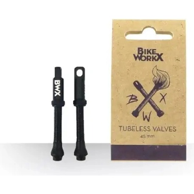 Bikeworkx Tubeless Valves 45 mm