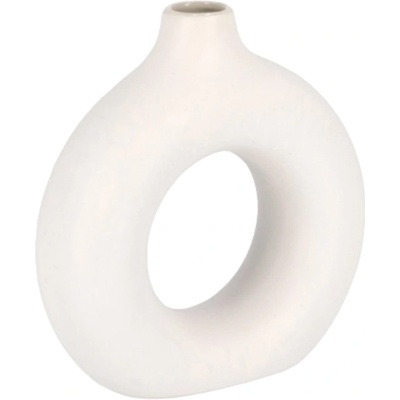 Bizzotto Ваза Odino, 19 см, бяла (0500429)