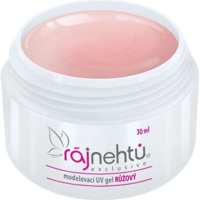 Ráj nehtů UV gel modelovací růžový 30 ml