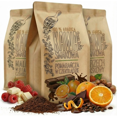 Green Touch 100% Arabica mix chutí mletá 3 x 250 g