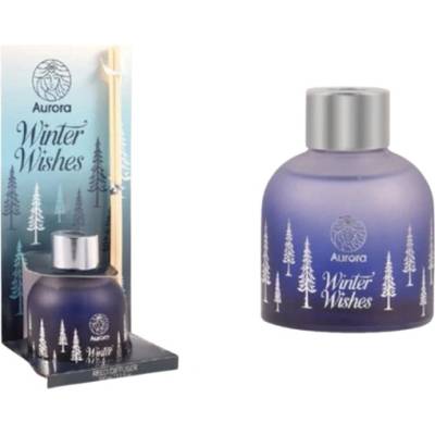 AURORA WINTER - Difuzér s vonnými tyčinkami blueberry vanilla sugar, 100 ml