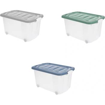 Image 1 of КУТИЯ ЗА СЪХРАНЕНИЕ С КОЛЕЛА y54230720 60х38х32см ЦВЕТЕН КАПАК (y54230720)