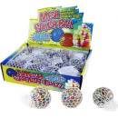 RAPPA Duhový bublinový míček s kuličovou výplní 6 cm