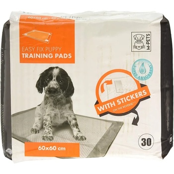 Mpets Easy Fix Puppy Training Pads - подложки със залепващи ленти 60 / 60 см. 30 броя