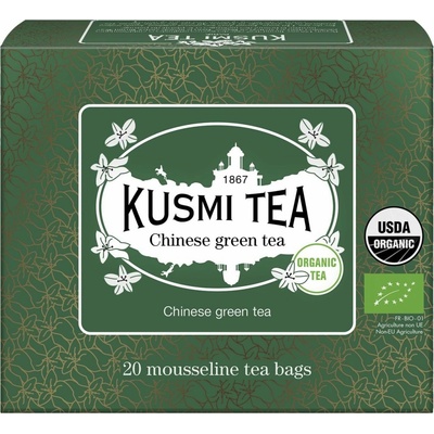 Kusmi Tea porcovaný zelený čaj Chinese green tea bio 20 čajových sáčků