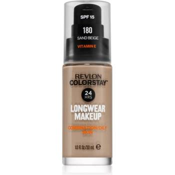 Revlon Cosmetics ColorStay дълготраен матиращ фон дьо тен за смесена и мазна кожа цвят 180 Sand Beige 30ml