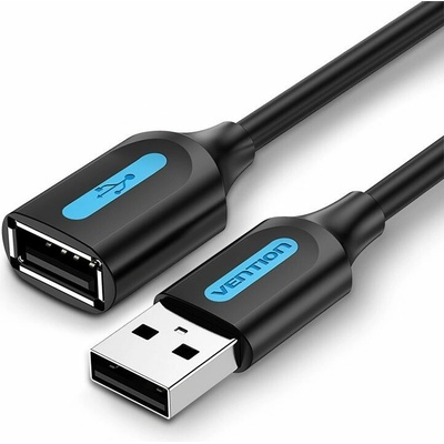 Vention CBIBF USB 2.0 Male to USB Female Extension, 1m, černý