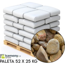 Okrasné kameny Rainbow valounky Vyberte si balení: Paleta - 52 x 25 Kg - DOPRAVA ZDARMA, Vyberte si velikostní frakci: 3 - 5 cm