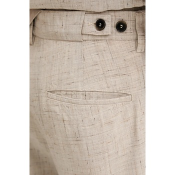 Barena venezia Панталон BARENA VENEZIA Camicia Mola мъжки в бежово със стандартна кройка PAU5118.4150 (PAU5118.4150)