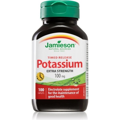 Jamieson Potassium Extra Strength 100 mg 100 tabliet