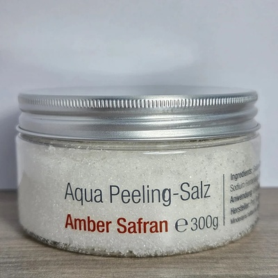 Amber Safran Aqua Peeling Salz přírodní tělový peeling s mořskou solí a vůněmi 300 g