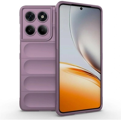 Подсилен силиконов гръб на ленти за Motorola Edge 60 5G/60 Fusion 5G - лилав