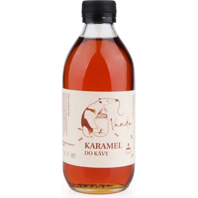 Vanda sirup do kávy více druhů Karamel 330 ml