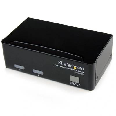StarTech StarTech. com SV231USBGB KVM превключвател Черен (SV231USBGB)