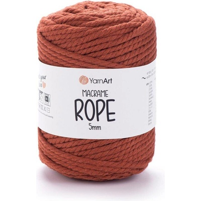 Yarn Art Macrame Rope 5 mm 785 cihlová