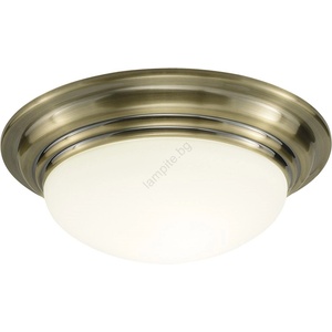 där lighting group Där Lighting BAR5275 - Таванно осветително тяло за баня BARCLAY 1xE27/60W/230V Ø 31 см месинг (EN0735)