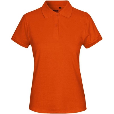 Neutral O22980 Dámske piqué polo z bio bavlny oranžová