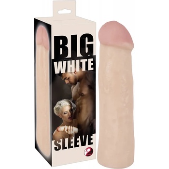 Image 1 of Пенис уголемител с впечатляващи размери, 22 х 4, 8см. - Big White Sleeve (YOU2T00350)