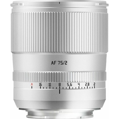 TTArtisan APS-C AF75mm F2 Sony E stříbrný