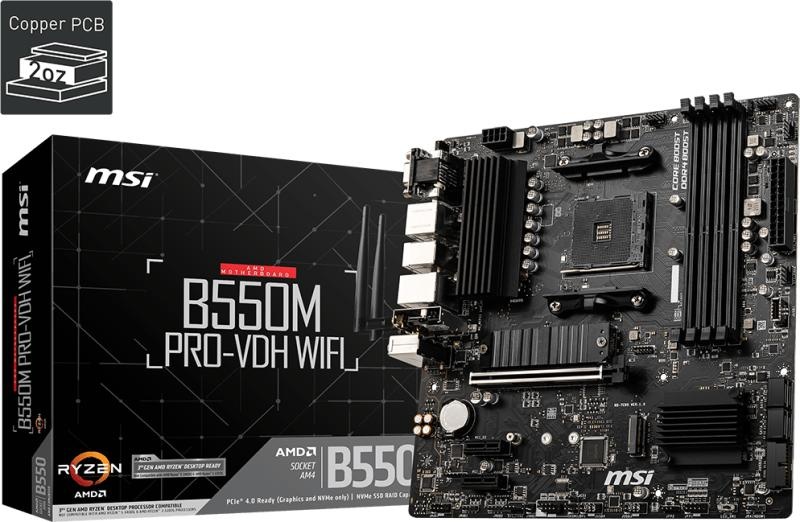 MSI B550M PRO-VDH WIFI