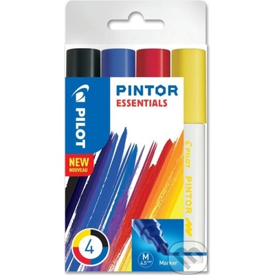 PILOT Pintor Medium Sada akrylových popisovačů 1,5-2,2mm - Základní barvy 4 ks – Zboží Dáma