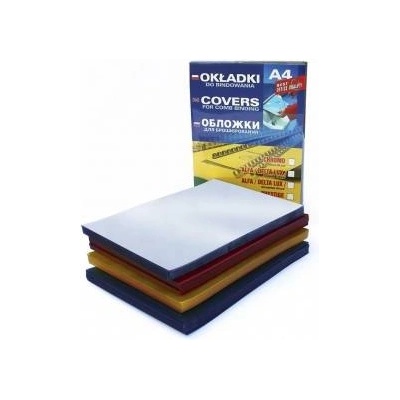 Argon Herlitz BINDING HOLDERS A4/200 M IN TRANSPARENT COLORS 100 PCS. , BROWN