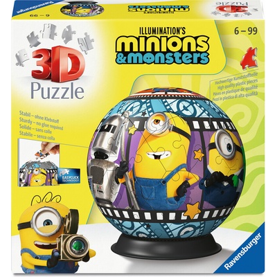 RAVENSBURGER 3D Puzzleball Mimoni 3, 72 ks