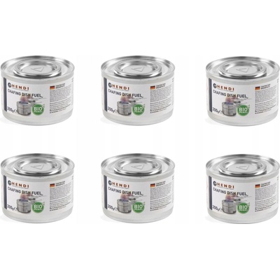 ΩHENDI | Pasta pod chafing, 6 ks po 0,2 kg (Set 6 ks past pod chafing po 200 g)