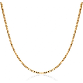 SAVICKI Синджирче Savicki 0.8mm: 585 двуцветно злато, лисича опашка