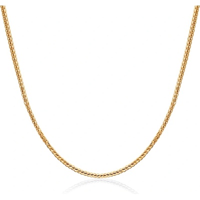 SAVICKI Синджирче Savicki 0.8mm: 585 двуцветно злато, лисича опашка