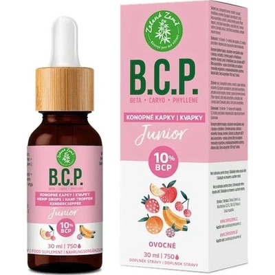 Zelená Země C.B.D. Konopné kvapky s BCP Junior 30 ml