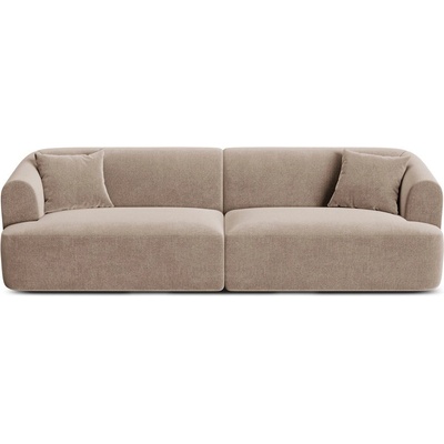 Cosmopolitan Design Светлокафяв кадифен диван 255 cm Campi - Cosmopolitan Design (COS_4S_120_F1_CAMPI2)