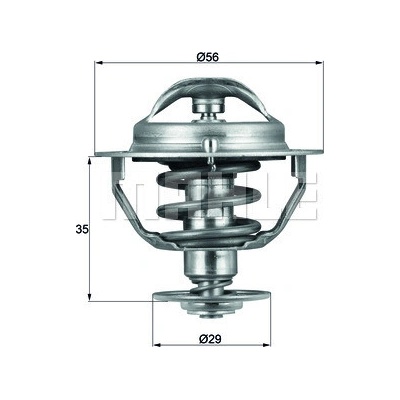 MAHLE ORIGINAL Termostat chladenia TX7382D