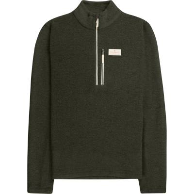 Amundsen Sports Мъжки вълнен пуловер Amundsen sports Hut Half Zip Jumper - Spruce Green (005-6444-0311)