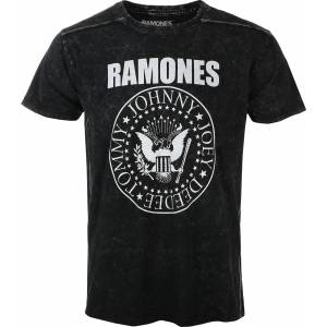 ROCK OFF мъжка тениска Ramones - Presidential Seal Snow Wash - ROCK OFF - RASWASH02MB
