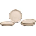 Bonami Selection Бежови глинени чинии в комплект 4 бр. ø 22 cm Terra Rondo - Bonami Selection (346G-002A-HJ21706-230-SET 4)
