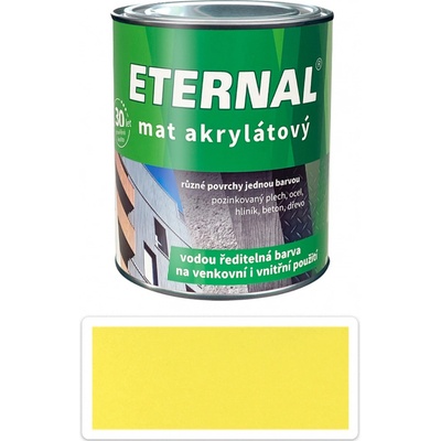 ETERNAL Mat akrylátový - vodouriediteľná farba 0,7 l Svetložltá 07