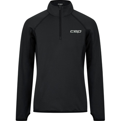 CEP Дамска тениска CEP Women's Core Run Thermal Zip L/S Running shirt - Black (916-4971-0113)