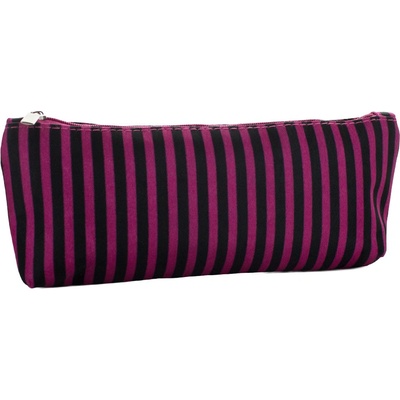 KOSMETICKÁ TAŠTIČKA PRUHOVANÁ PINK+BLACK, 1 ks